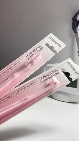 Braces on? No problem! This orthodontic toothbrush makes cleaning around wires and brackets easily! Keep your teeth healthy and your smile stunning! #oralcare #orthodontictoothbrush #braces #toothbrush #teethcare 