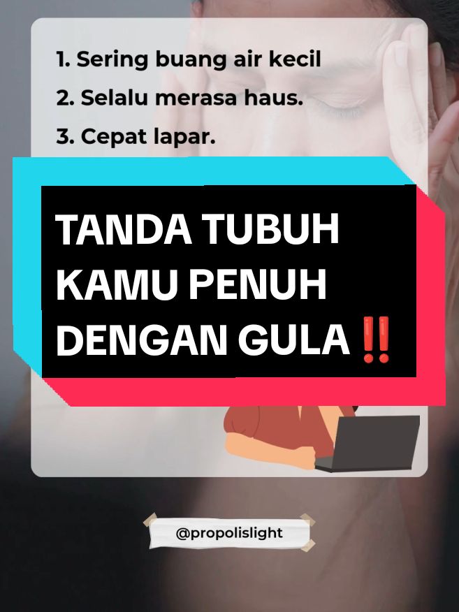 Kenali sinyal-sinyal tubuhmu sebelum terlambat! Terlalu banyak gula bisa berdampak buruk bagi kesehatan, dan mungkin beberapa tanda ini sudah kamu alami. Mulai dari sering merasa lelah, berat badan naik tanpa sebab, hingga sering merasa haus perhatikan tanda-tandanya dan lakukan perubahan kecil untuk hidup yang lebih sehat! #infokesehatan #edukasikesehatan #sehatselalu #gula 