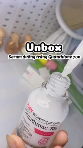 Serum dưỡng trắng da Glutathione 700 dưỡng trắng sau 7 ngày #miphamchinhhang #serum #serumgluthathion #serumduongtrang #halinhreview #xuhuong #meiiistore