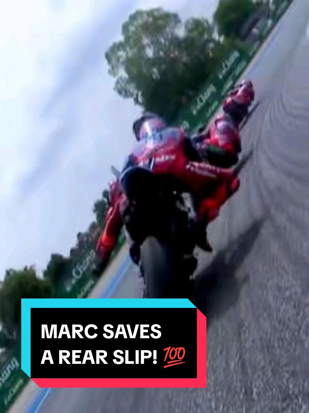 Another save to add to @marcmarquez93's collection 👏 The rear tried to snap but the 8-timer knew best ✔️ #ThaiGP 🇹🇭 #MotoGP #SportsOnTikTok #MM93 #Motorsport #Racing #Motor