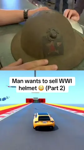 Man wants to sell WWI helmet 😳 (Part 2) #pawnstars #pawn 