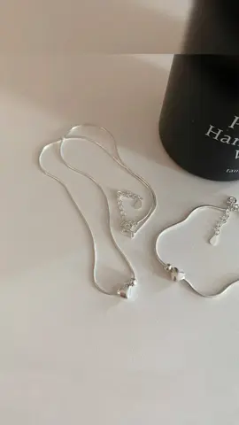 Cận set tim sợi mì đây mấy bà ưiiii 😚 - Chất liệu : bạc s925  - Bảo hành làm sáng #Châts #xuhuongtiktok2023 #xuhuong #trending #xuhuongtiktok2024 #xh #trendingtiktok #trendingvideo 