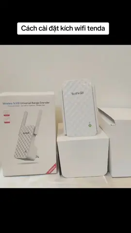 Hướng dẫn cài đặt cục kích wifi không dây tenda #thietbimang #wifitenda #kichsongwifi #kichsongtenda 