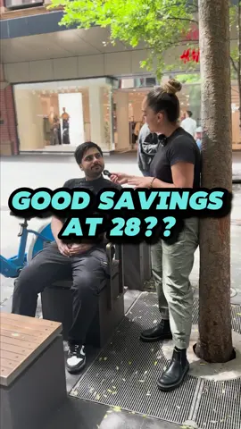 Savings by 28 💰 #streetinterview #interview #savings #australia #property #sydney #money #agevssavings#streetinterview #interview #savings #australia #property #sydney #money #agevssavings