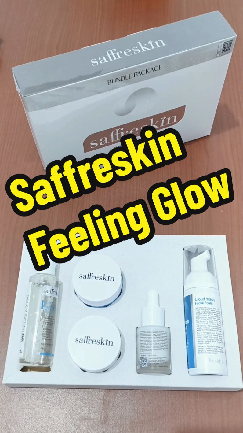 Saffreskin Feeling Glow Feel The Finest Glow NEW PRODUCT SAFFRESKIN Buat yang nanyain terus dari kemarin skincare terbaru dengan kandungan ekstrak bunga saffron kapan launching, Nah, hari ini Saffreskin Feeling Glow & Fresh udah bisa kamu dapetin! 😍 Ternyata bunga saffron itu bagus banget buat kecantikan wajah, misalnya: 1. Bisa mencerahkan kulit wajah 2. Meratakan warna kulit wajah 3. Membantu mengatasi dan memudarkan bekas jerawat 4. Bikin wajah jadi lebih dan glowing 🥰 Nggak percaya? Buktiin dan rasakan perbedaan wajahmu setelah pakai Saffreskin 😎 Yuk order sekarang gaes....  . . #saffron #skincare #bungasaffron #reseller 