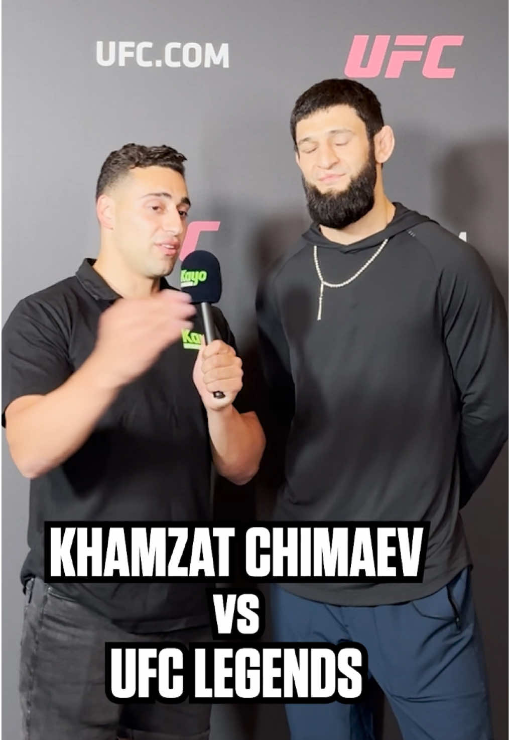 Khamzat Chimaev vs UFC Legends #UFC #mma #khamzatchimaev #ufc308