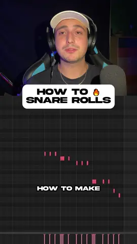 How to make 🔥snare rolls in FL studio! I’ll explain the grid and where to place them! #producertok #flstudiotips #flstudio #flstudiotutorial #producer #musictips 