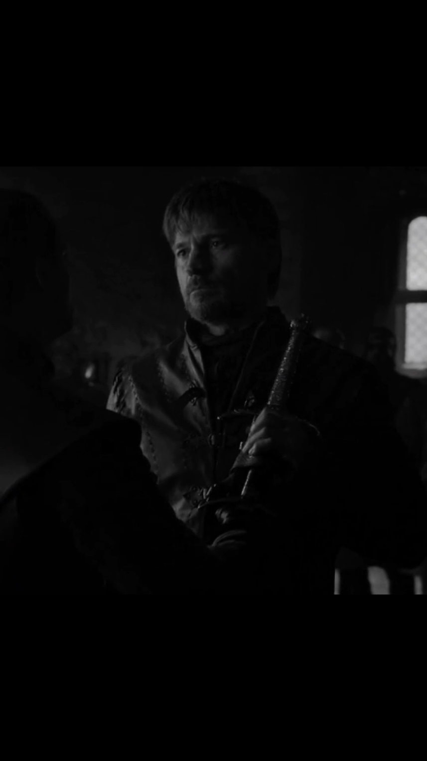 رجل الشرف🖤 كل لقطات تلكونه بل تلي  #jaimelannister #gameofthrones 