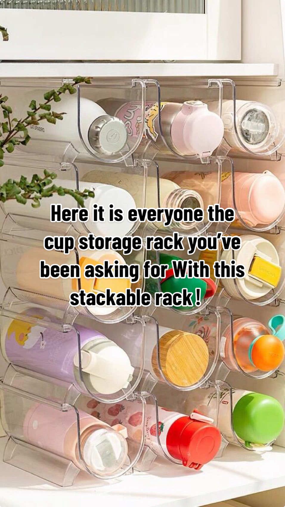 Here it is, everyone—the cup storage rack you’ve been asking for! With this stackable rack, all your cups are neatly organized, and it’s easy to grab them when you need one.  #CupStorageRack #CupOrganizer #HomeOrganization #StorageHack #OrganizedHome #SmartStorage #KitchenMustHaves #HomeOrganizationTips #SpaceSaving #HomeEssentials #OrganizerLife #TidyTips #CleverStorage  #creatorsearchinsights 