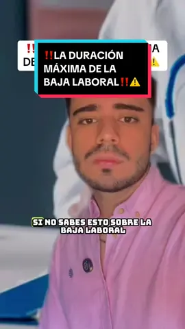 ⏳ ¿Cuál es el tiempo máximo de baja laboral? La ley establece un límite para la duración de la incapacidad temporal, que asegura ingresos a los trabajadores mientras se recuperan de problemas de salud. Durante este período, el empleado cuenta con una red de apoyo económica gestionada por la Seguridad Social, pero esta ayuda tiene un tiempo máximo de duración que es importante conocer. 📆 ¿Hasta cuánto puede durar la prestación por incapacidad temporal? Aunque la prestación puede durar hasta 365 días, en casos específicos puede extenderse 180 días adicionales. Así, el tiempo total de baja podría llegar a los 545 días, siempre bajo la autorización del Instituto Nacional de la Seguridad Social (INSS) o el Instituto Social de la Marina (ISM). Esta extensión está destinada a situaciones en las que la recuperación aún es posible, pero necesita más tiempo. 💼 ¿Y si el trabajador no se recupera? Si después del plazo máximo de baja el trabajador no está en condiciones de reincorporarse, se inicia un proceso para evaluar la posibilidad de una incapacidad permanente. Esta evaluación determinará si el empleado puede seguir trabajando, ya sea de forma parcial o total, y si es necesario otorgarle una ayuda adicional adaptada a su nueva situación. #IncapacidadLaboral #SeguridadSocial #DerechosLaborales #BajaLaboral #Trabajador #Social #Madrid