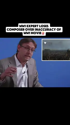 WW1 expert loses composer over inaccuracy of WW1 movie🍿 Bro sounds like hes been in the trenches! #war #ww1 #ww1history #facts #factsyoudidntknow #factsoverfeelings #movie #movieclips #movies #warmovie 