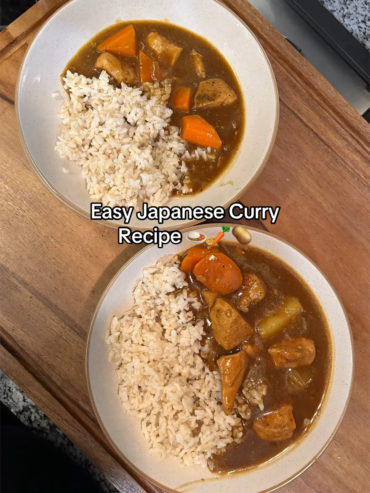 Finally making this curry emoji into reality!  Ingredients: 🍗 Tip-Top Chicken breast   🧅 Onion   🥕 Carrots   🥔 Potatoes   💧 Water   🛢️ Olive oil   🍛 Japanese curry roux   🧂 Pepper   🍚 Brown rice #fyp #foryou #foryoupage #japanesecurry #curry #EasyRecipe #cooking #Foodie #ulamideas #foodieph @Tip-Top Chicken 