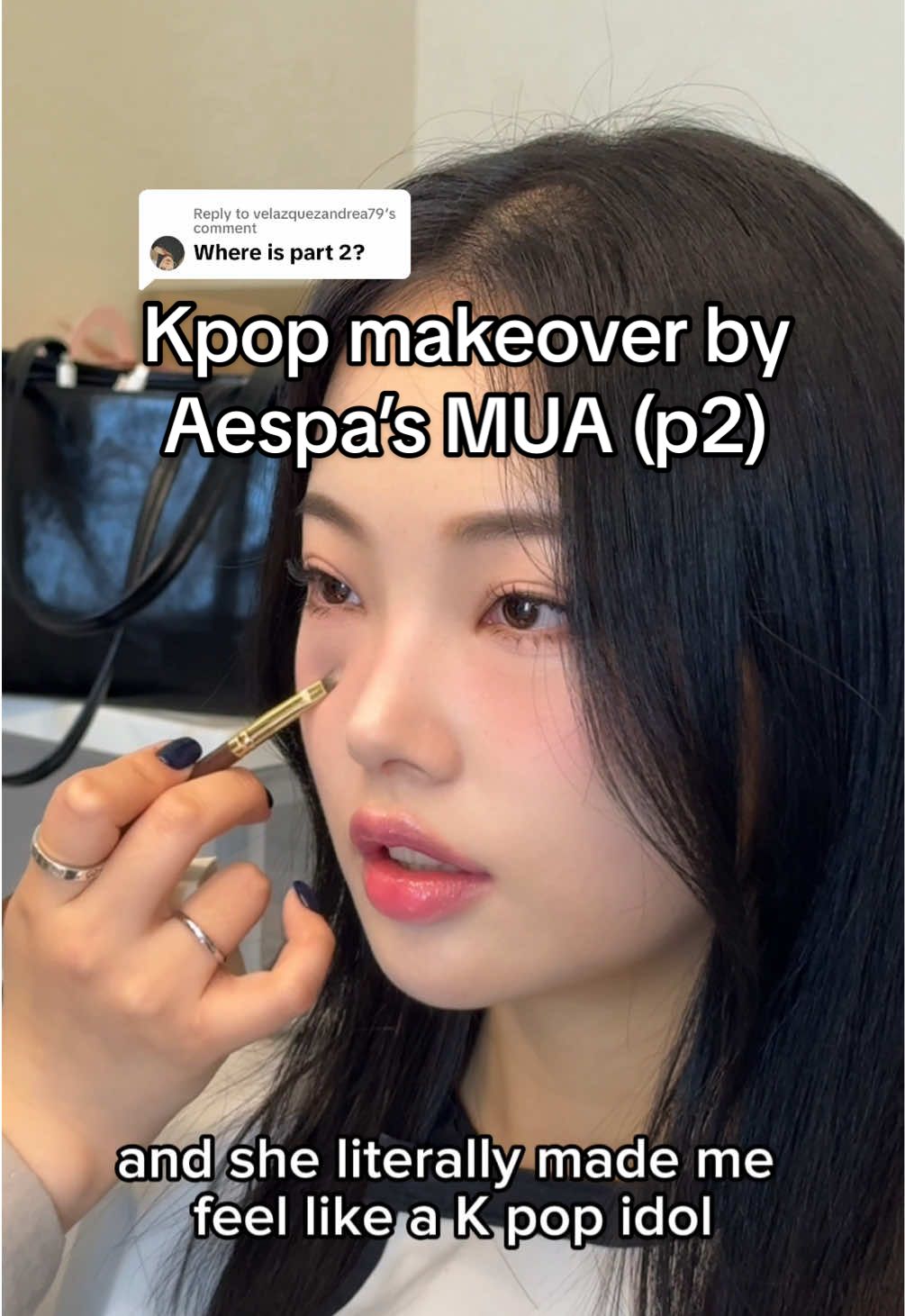 Replying to @velazquezandrea79 5 more makeup tips from aespa’s makeup artist!!! I love the brows so much😭 #idolmakeup  #kpopmakeup #koreanmakeup #aespamakeup #kmakeup #makeupartist #makeuphacks