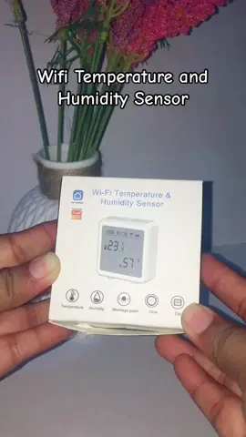 Wifi Smart Temperature Sensor Humidity Detector Hygrometer Thermometer✨ this works with smart life, google home, tuya app, and amazon alexa❕#temperatureandhumiditysensor #wifitemperature #humiditysensor #wifismart #hygrometer #thermometer #fyp #fypシ #fypage #trending #viral 
