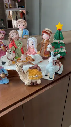 o presépio mais lindo que você vai ver hoje ❤️ #vaiparaofy #amigurumi #natal 