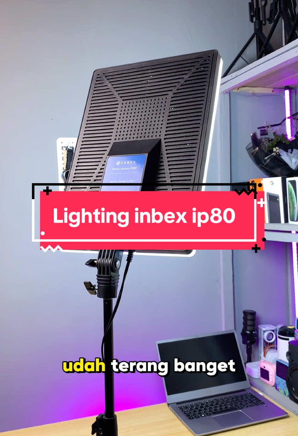 Andaikan tau Lighting inbex ip80 dari lama kayaknya ngga bakal menyesal #inbex #ip80 #inbexip80 #lightingkonten #lampukonten #wibgajian 