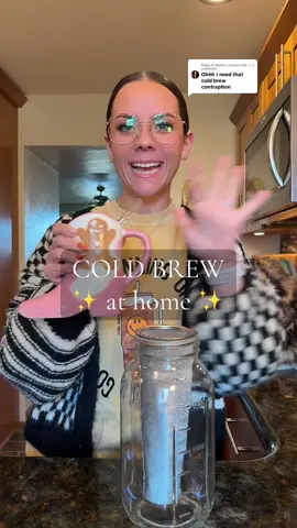 Replying to @Becks | Concert life ☆ COLD BREW TUTORIAL ☕️ the longer you let it sit, the stronger it will be. #coldbrew #coffeeathome #Recipe #tutorial #icedcoffee #highprotein #lowsugar #icedcoffeeathome #proffee #proteincoffee #espresso #flavoredcoffee #bonescoffee @Bones Coffee Company 