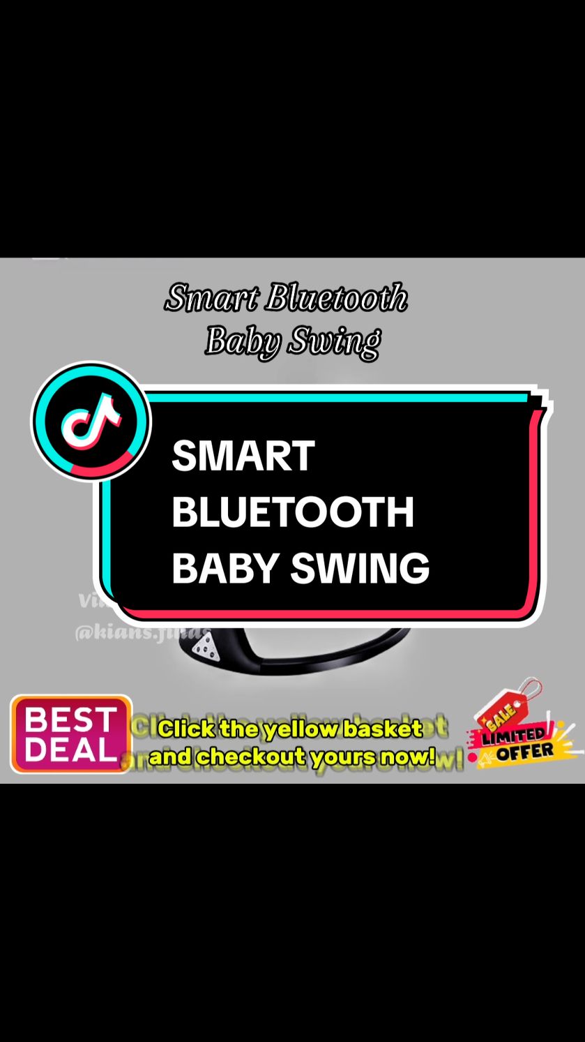 SMART BLUETOOTH BABY SWING✨ #babyswing #bluetooth #swing #electricswing #withremotecontrol #babyessentials  #babyproducts #forbaby #gift #mustbuy #musthave #gift #trending #viral #budolfinds #affordable #tiktokfinds #TikTokMadeMeBuyIt #foru #foryoupage #foryou #fypシ #fyp 