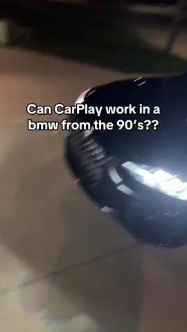 Also fomes with a backup cam 😉 #carplay #caraccessories #carsoftiktok #oldercar #carplaysystems #bmw #bmwlife 