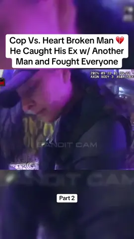 Cops vs heartbroken man, he caught his ex with another man and tried to fight everyone?!?! #drunk #entitled #copsoftiktok #copsusa #judge #cops #crime #policeoftiktok #police #bodycam #foryou #foryoupage #arrested 