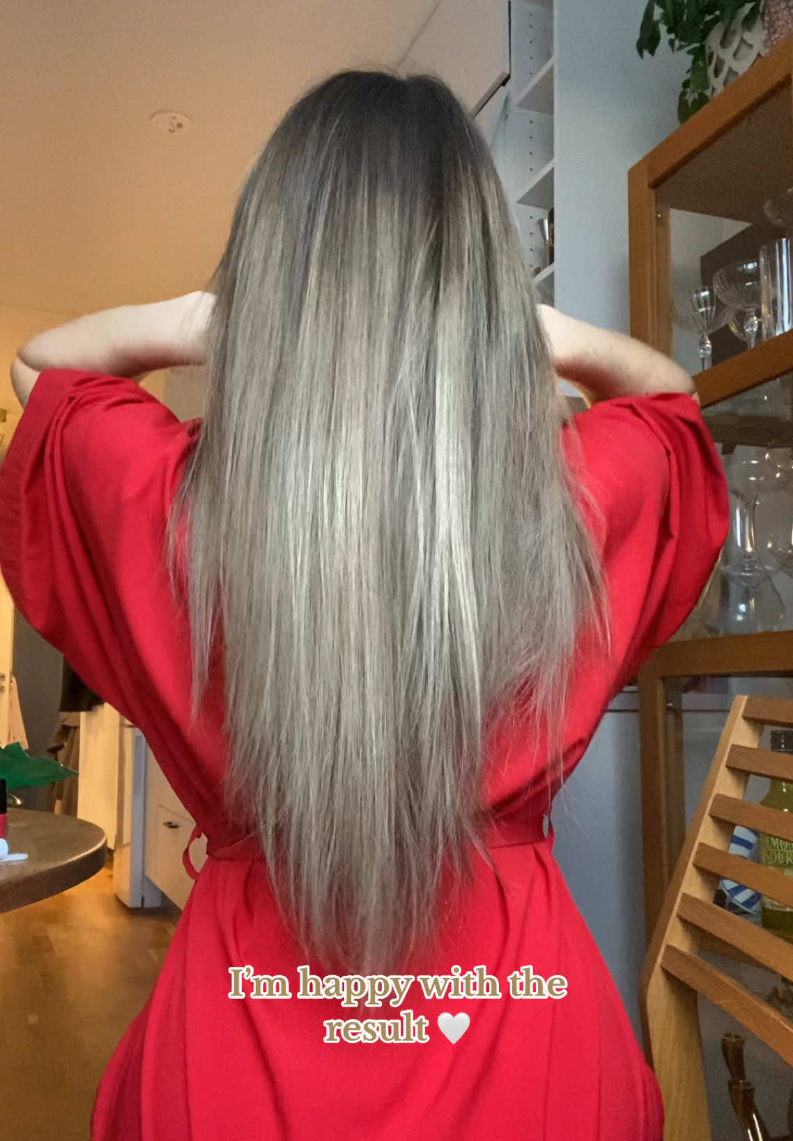 Trying Revlon Nutri Color 821 Silver Beige🤍 #hair #hairstyle #haircut #hairtok #hairstyles #haircolor #colors #balayage #highlight #DIY #diyhair #diyhaircolor #hairdresser #revlon #haircolour 