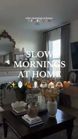 I love being in my home 🏠🕯️🪞🍂🤎
