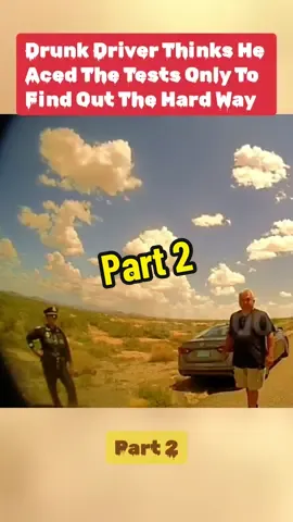 Drunk Driver Thinks He Aced The Tests Only To Find Out The Hard Way#cops #crime #truecrime #truestory #crimetiktok #police #videoviral #viral_video #bodycam #viaral #fyp 