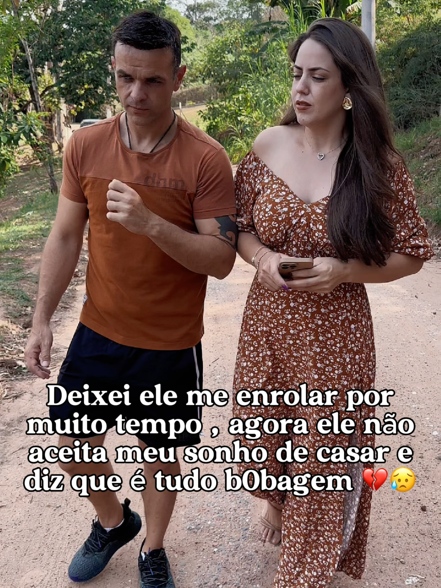 Deixei ele me enrolar por muito tempo , agora ele não aceita meu sonho de casar e diz que é tudo b0bagem 💔😥#tamara #tamarakastro #tamaraepaulo #novelas