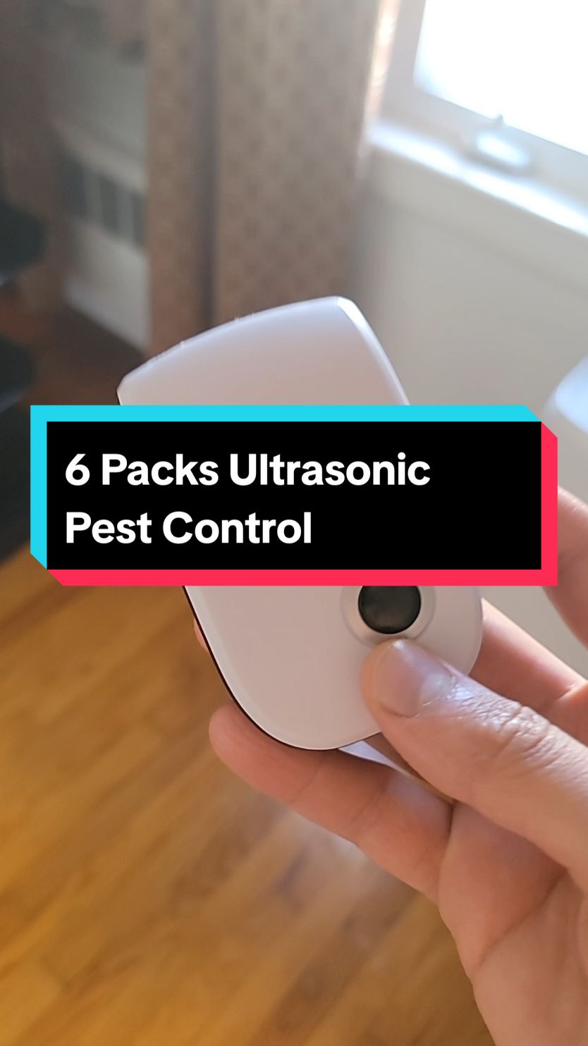 6 Packs Ultrasonic Pest Control, SAVE YOUR HOUSE FROM PESTS!!! #pestcontrol #ultrasonic #pest #pestremoval #ultrasonicpestrepeller #pestrepellent #TikTokShop #tiktoksale #blackfriday 