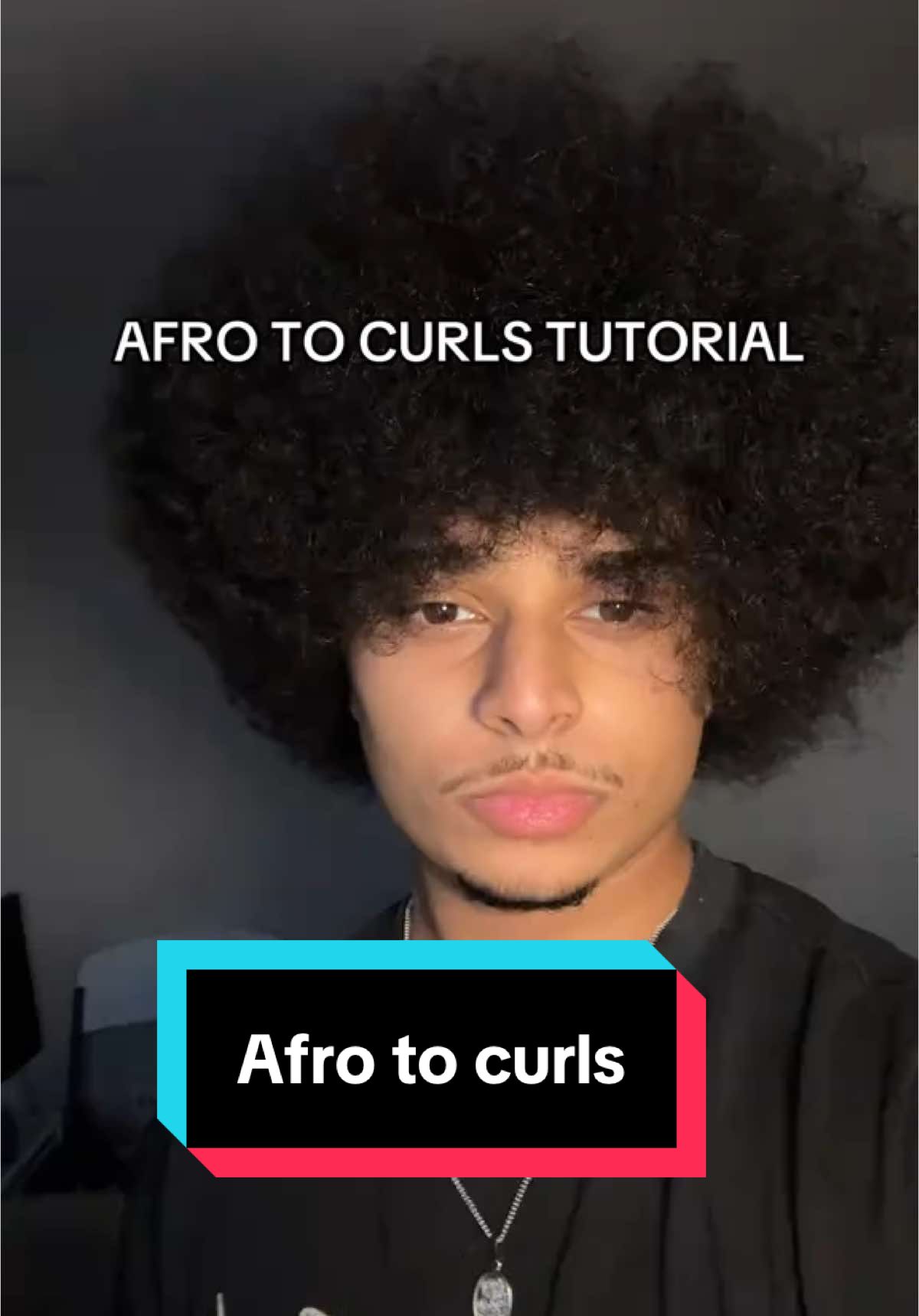 Afro to curls 3c tutorial #fyp #hair #curls #afro #creatorsearchinsights 