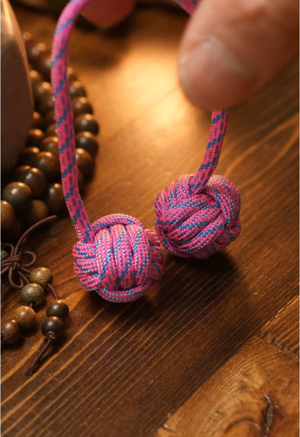 Long Game Monkeys Fist Paracord Begleri!🙈 #paracord #fidget #paracordcrafts #crafting #begleri #monkeysfist