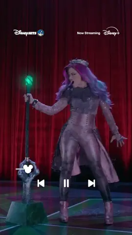 Villain = Queen 👿👑 At least for Audrey. “Queen of Mean” from Disney’s Descendants 3 is now streaming on the Disney Hits playlist. Drop your favorite lyric from the song in the comments. Disney’s #Descendants3 is available now on @Disney+. #Descendants #DisneyMusic #QueenOfMean #SarahJeffery #DisneyVillains