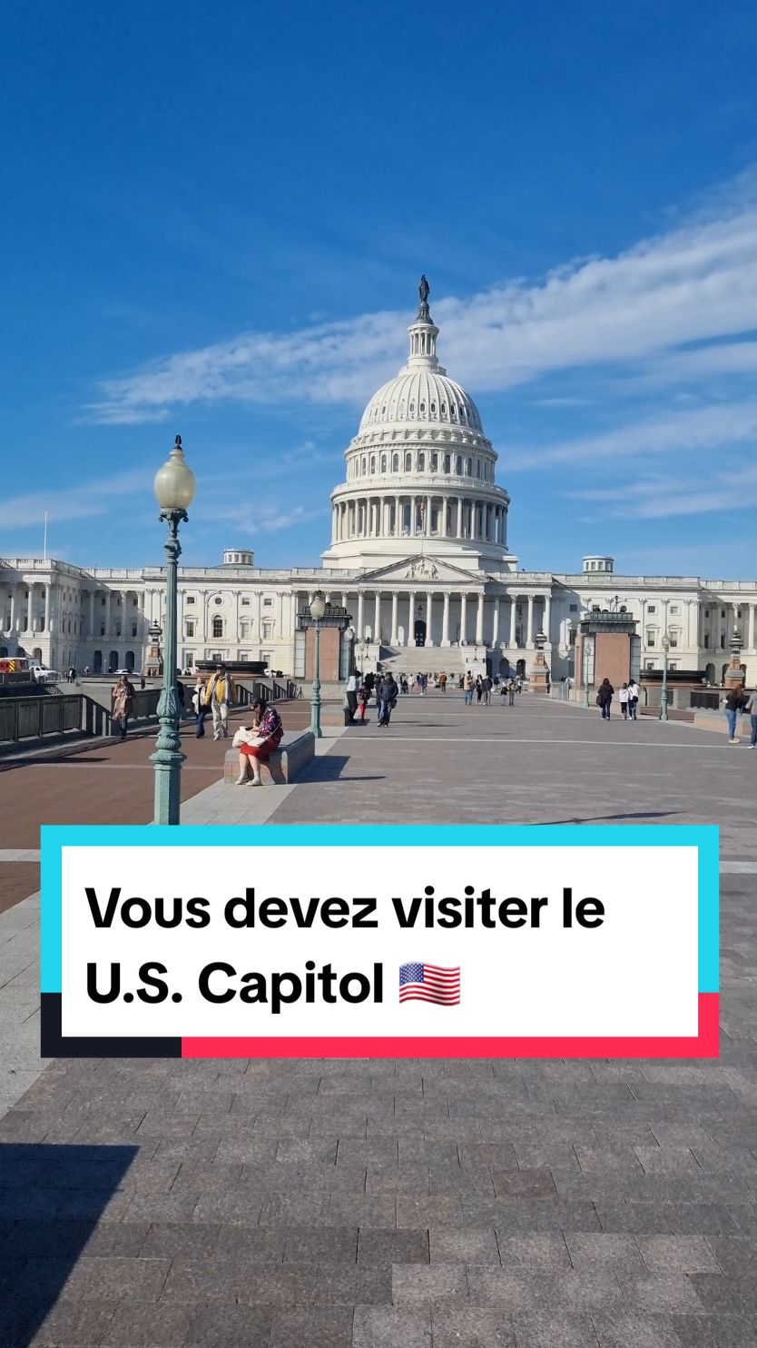 Réponse à @battou0 Le Capitole à visiter absolument !!!! #voyagerauxusa #uscapitol #frenchyinusa #expatriation #travellingabroad #travellingtok #washingtondc 