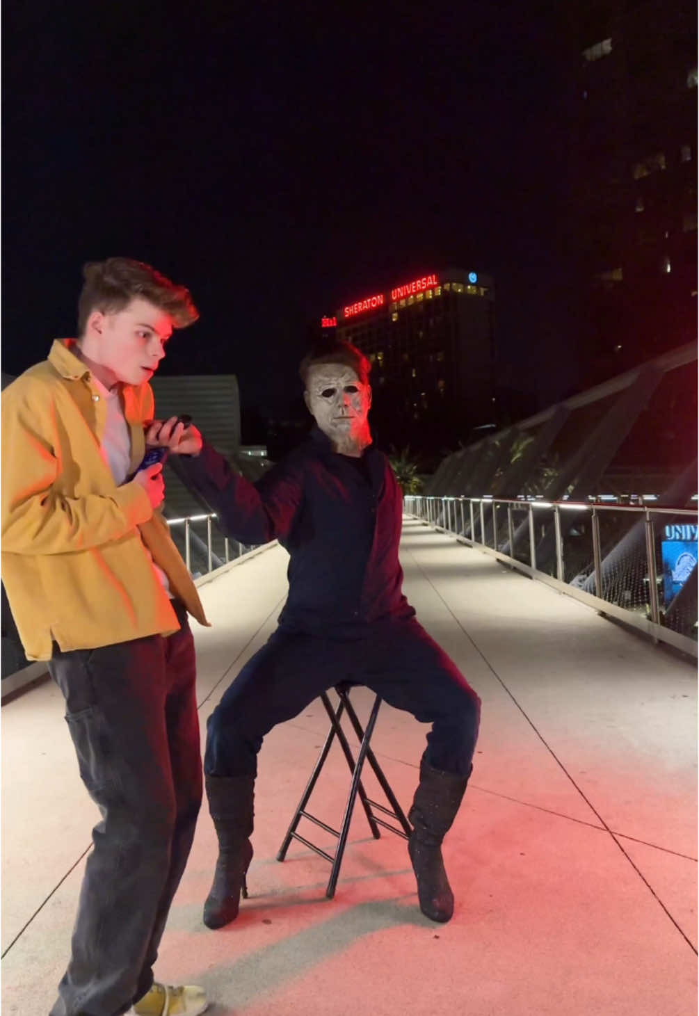 Michael really does slay @Michael Slayers #halloween #horror 