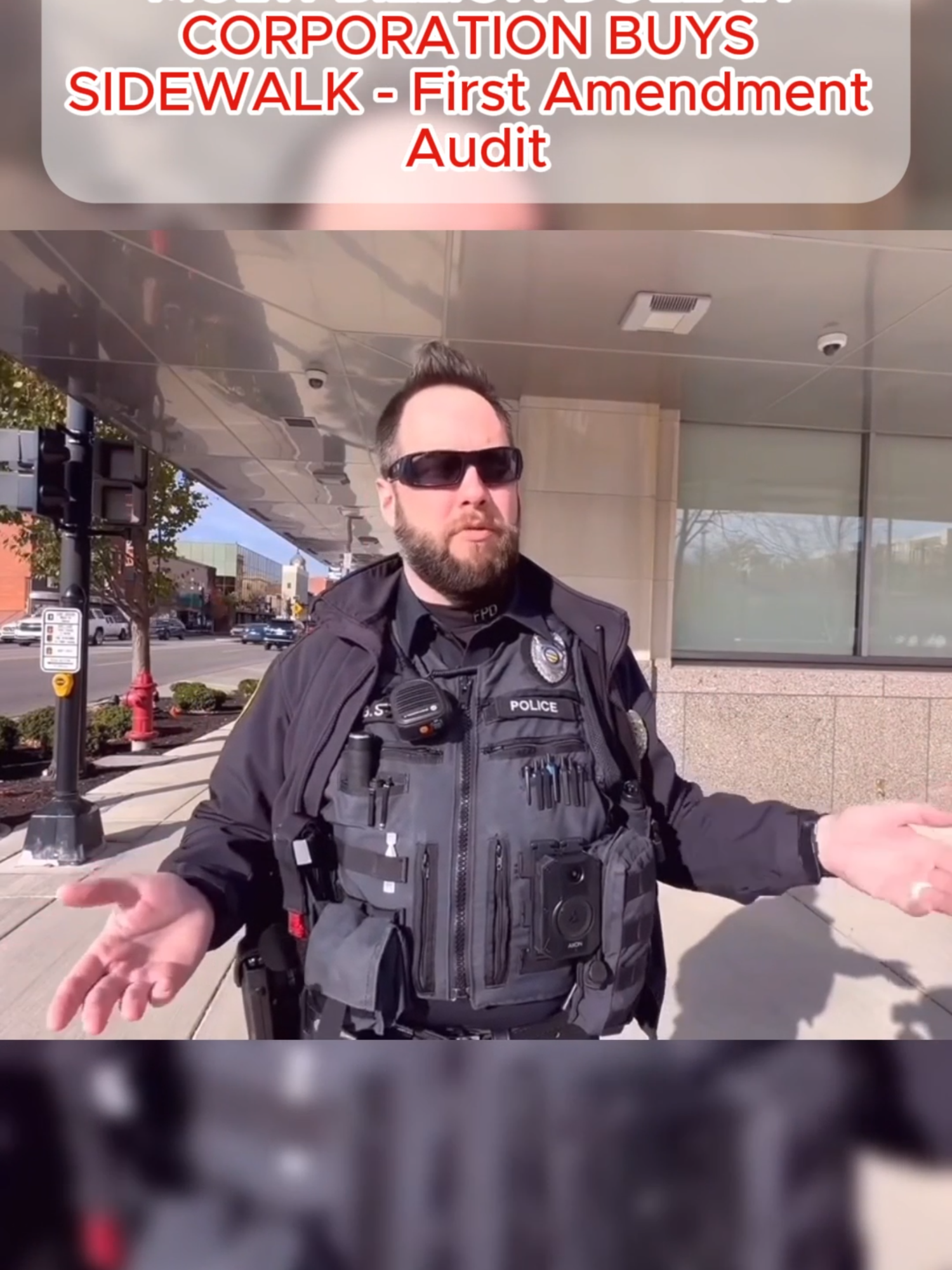 MULTI-BILLION DOLLAR CORPORATION BUYS SIDEWALK - First Amendment Audit #POLICE #AUDIT