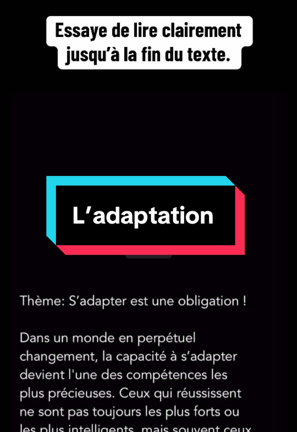 Améliore ton éloquence avec cette petite lecture #apprendresurtiktok #clublecture #eloquenceplus #exerciceeloquence #elocutionbiensexprimer #apprendreàbiensexprimer #testeeloquence #teleprompteur #lirerapidement #france🇫🇷 #eloquencetexte 