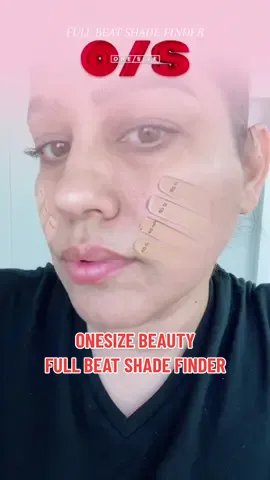 Trying out the ONESIZE BEAUTY FULL BEAT SHADE FINDER filter to find my right foundation shade. •This Full Beat Shade Finder filter just dropped!  •With 38 shades of #FullBeatFoundation, they’ve got something for all you besties! •Use natural light, tap the cute emoji, and find your match. •Available on their profile! #onesizebeauty