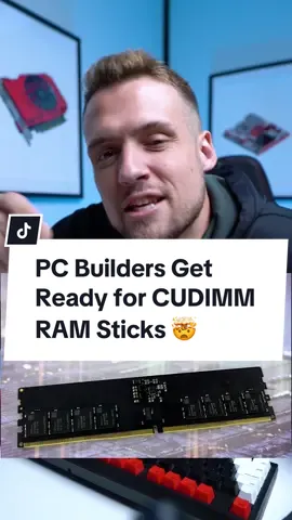 I would highly recommend watching the “CUDIMM Explained” video on the TechteamGB YouTube channel for a further explanation 😉 #PCBuild #GamingPC #PCBuilding #CUDIMM #RAM