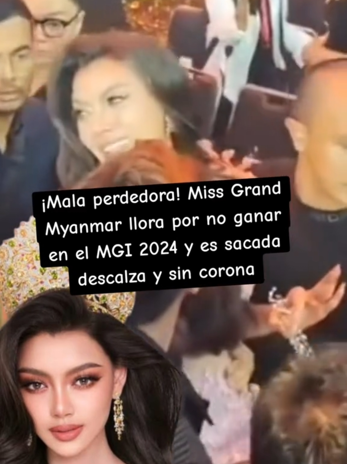 Miss Grand Myanmar Thae Su Nyein protagonizó un insólito momento tras quedar en tercer lugar en el concurso del Miss Grand Internacional 2024 #missgrandinternational #missgrandmyanmar #thaesunyein #mgi #entretenimiento #entretenews #fyp #parati #longervideo .