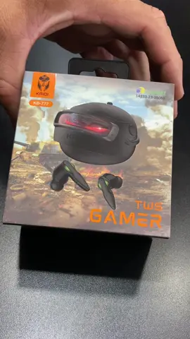 Fone sem fio Gamer KD-777 Kaidi Bluetooth TWS Disponivel em nossa loja.