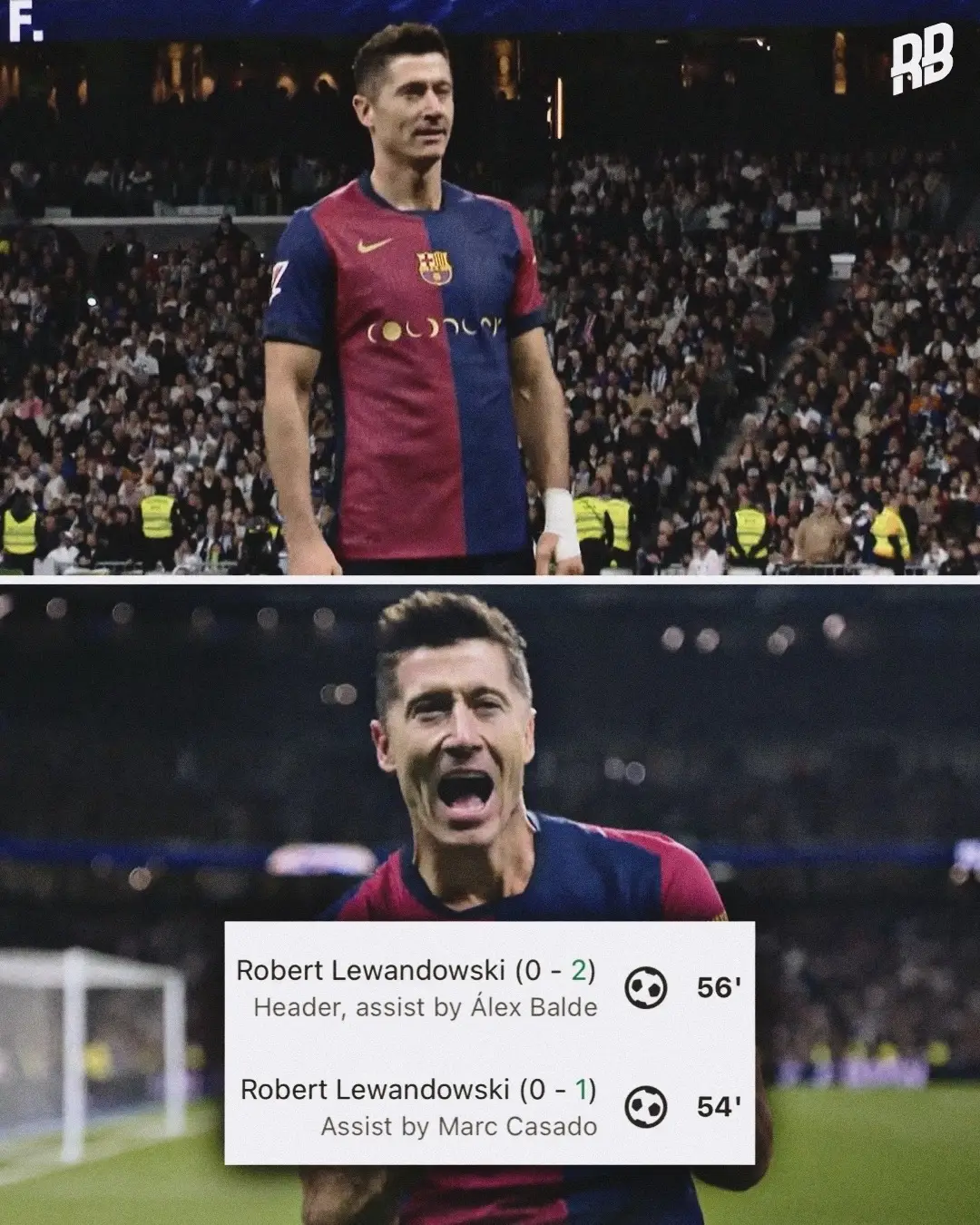 2 GOALS IN 2 MINUTES 🤯  #ElClasico #elclassico #football #footballtiktok #futbol #futebol #goviral #golazo #goal #barcelona #fcb #fcbarcelona #footy #laliga #realmadrid 