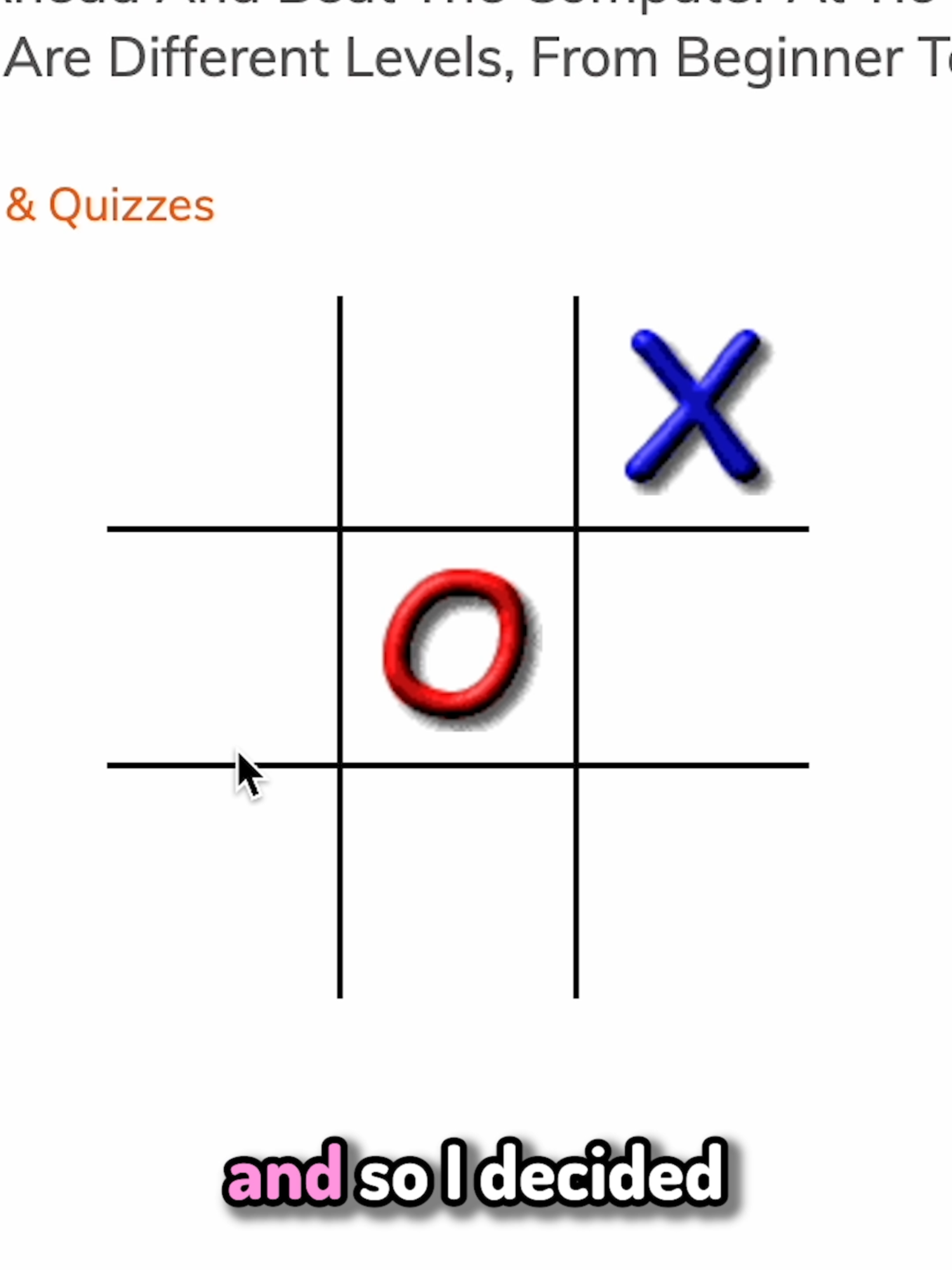 I Tried Beating Impossible Tic-Tac-Toe