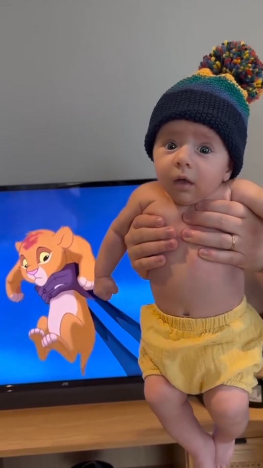 #watching #cutebaby #adorable #babylove #baby #tv #movienight 