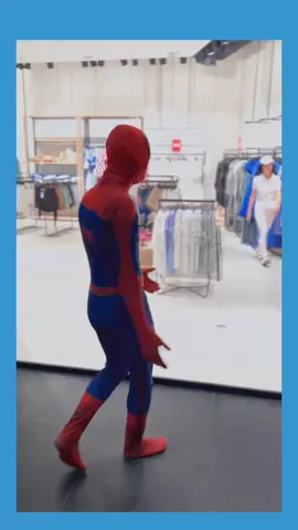 When spiderman lost his spidy senses  #door #transparent #hit 