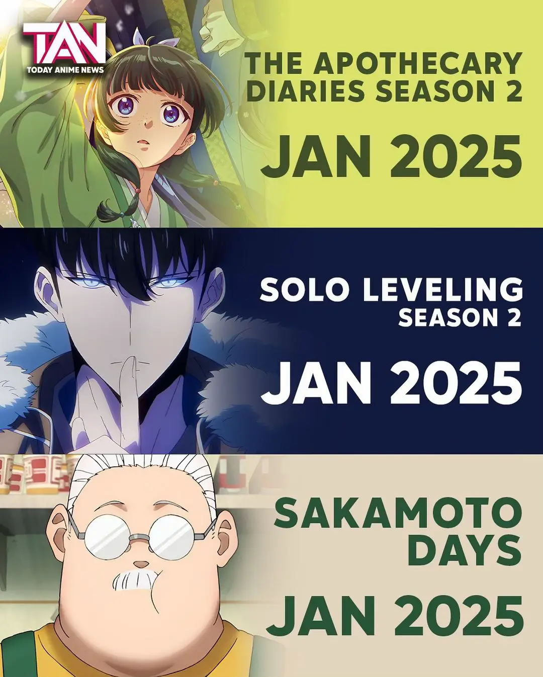 #anime #sololeveling #sungjinwoo #theapothecarydiaries #sakamotodays #myheroacademia #theeminenceinshadow #onepiece #windbreaker #fireforce #kaijuno8 #drstone #chainsawman #myhappymarriage #devilmancrybaby #fy #upcoming 