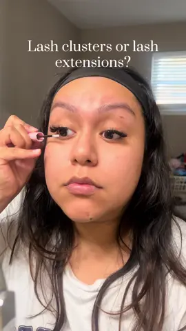 I have to do clusters because my lash cycle is SO FAST if i wear extensions theyre gone within a WEEK 😭😭 #lashes #girl #girlythings #girlthings #lashes #lashclusters #foryou #foryoupage #fyp 