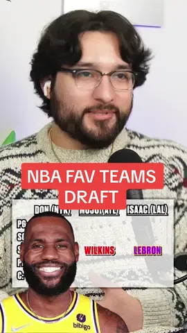 NBA favorite teams draft! #NBA #basketball #sports #foryou #lakers #knicks #hawks 
