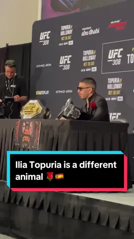 Ilia Topuria is a different animal 🌹🇪🇸 #UFC308 #UFC #mma #mixedmartialarts 