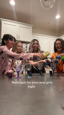 Best friend quiz for your next girls night ✨🤍👻🎃 #bestfriendquiz #bestfriendquizes #girlsnight #girlsnightout #latinas #latina 