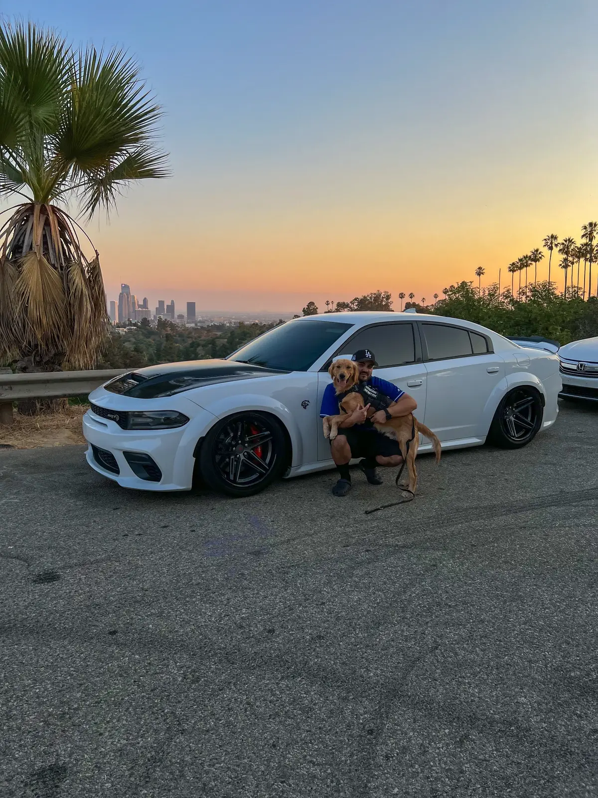 I need to get Nitto a Dodger jersey 😂 #srt #hellcat #srthellcat #dodgers #ladodgers #WorldSeries